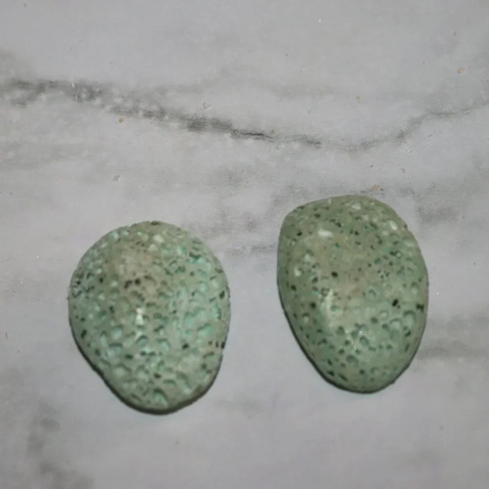 HAND CRAFTED 2 Clary Sage Aroma Stones Aromatherapy Essential Oil Diffuser Pair